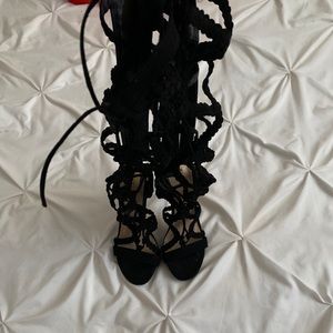 Black Just Fab Heels